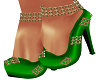 Green Guorun Heels