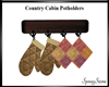 Country Cabin Potholders