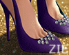 Gems Pumps  Purple