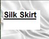 White silk mini