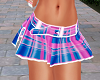 ~S Sassy PinkPlaid Skirt