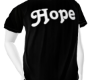 HS/  hope black shirt