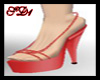 SD Platform Shoes Red