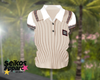 cashmere knit polo -