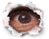 Eye sticker animated