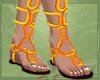 (JB)Roman Gold Sandals