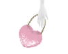 D1 V Pink Fur Bag