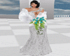 blue bridal bouquet