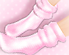 ! fuzzy socks pink