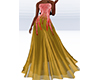 Hype Golden Red Gown