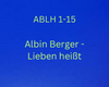 Albin Berger Lieben