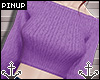 ⚓ | Knit Crop Purple