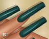 E. Green Nails+Rings