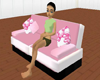 Girly Pink Couch