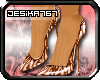 *Mocha Zebra Stilettos