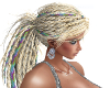 Blond hippy ponytail