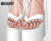 Evelyn Heels White
