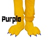 Purple Toe Paws