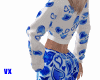 Blue heart top