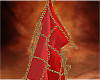 Gold Red Chained Bag