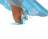 blue snowflake heels