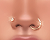 Jen Gold Nose Piercings