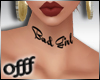 ❤ Bad Girl Tattoo