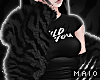 𝓒.WILD black fur coat