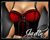 JAD Corset Top ~ Red