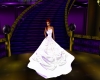 WHITE AND PURPLE GOWN
