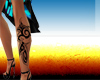 Leg Tribal Tattoo