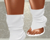 White Open Boots