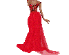 Red Floral Gown
