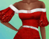 "Mz Claus" Red Gown