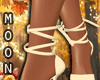 Creme Ribbon Heels