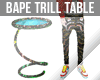 BAPE trill mini table