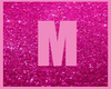 Pink Letter M