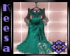 Feathers n Lace Emerald