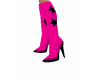 Black & Pink Boots