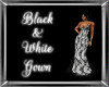 Black & White Gown