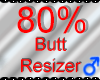 *M* Butt Resizer 80%