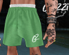 GREEN CZ SHORTS / COUPLE