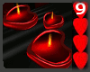 J9~Valentines Red Candle