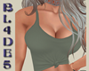 TWIST TOP KHAKI GREEN