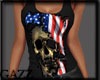 rocker patriot skull top