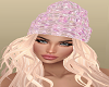 Pink Knit Hat Blond Hair