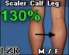 Scaler Calf Leg M-F 130%
