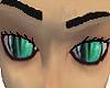 Green cat eyes: F