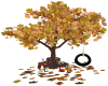 Autumn Bench& Tree Swing