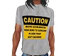 Caution Men's Tee Shirt